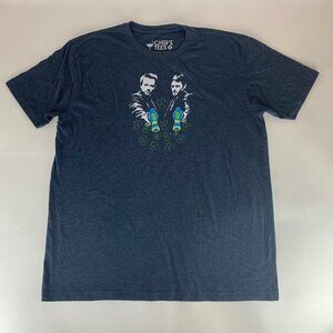 Boondock Saints The Chive Navy Blue Short Sleeve Crewneck Shirt Mens XL